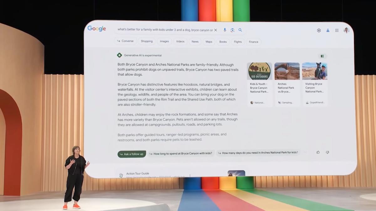 Google is opening up its AI-generated search experience to teens