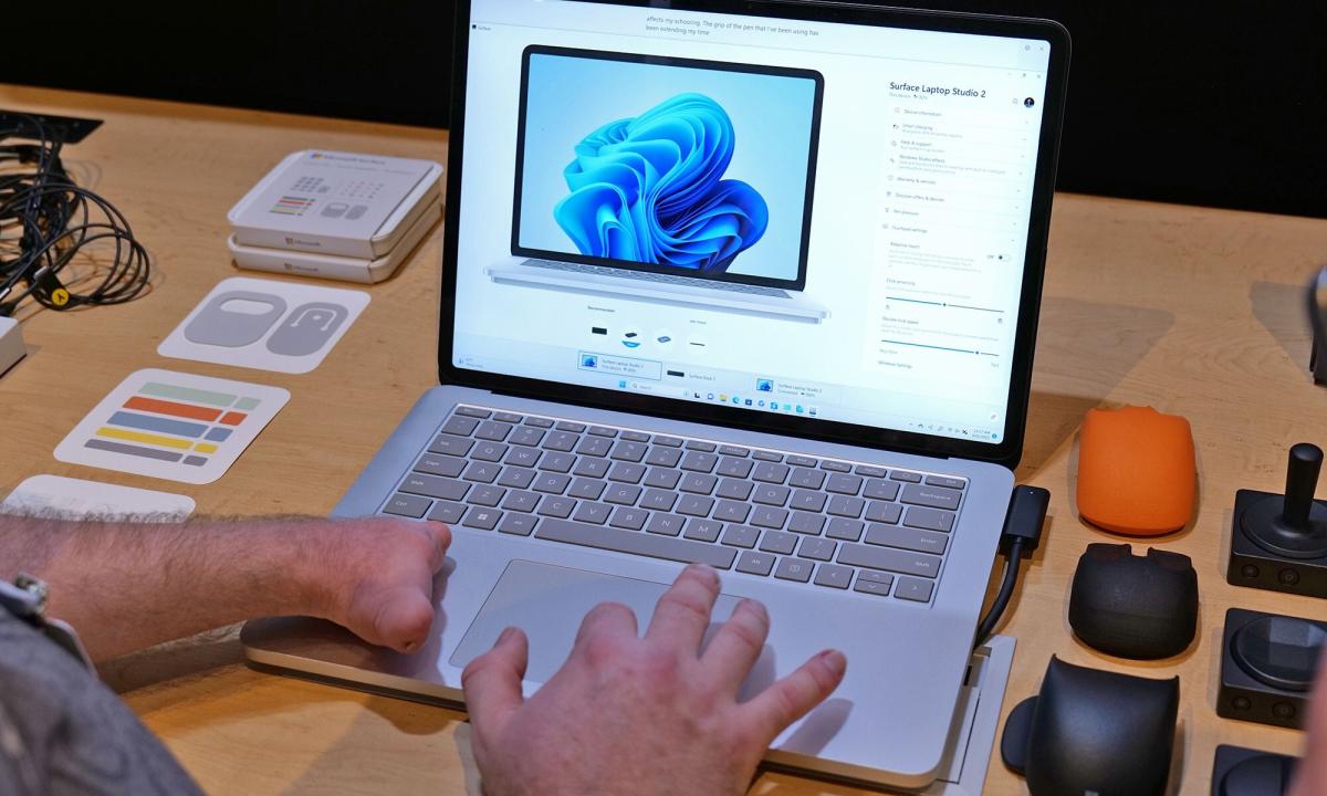Microsoft's Adaptive Touch technology makes laptop trackpads more immersive