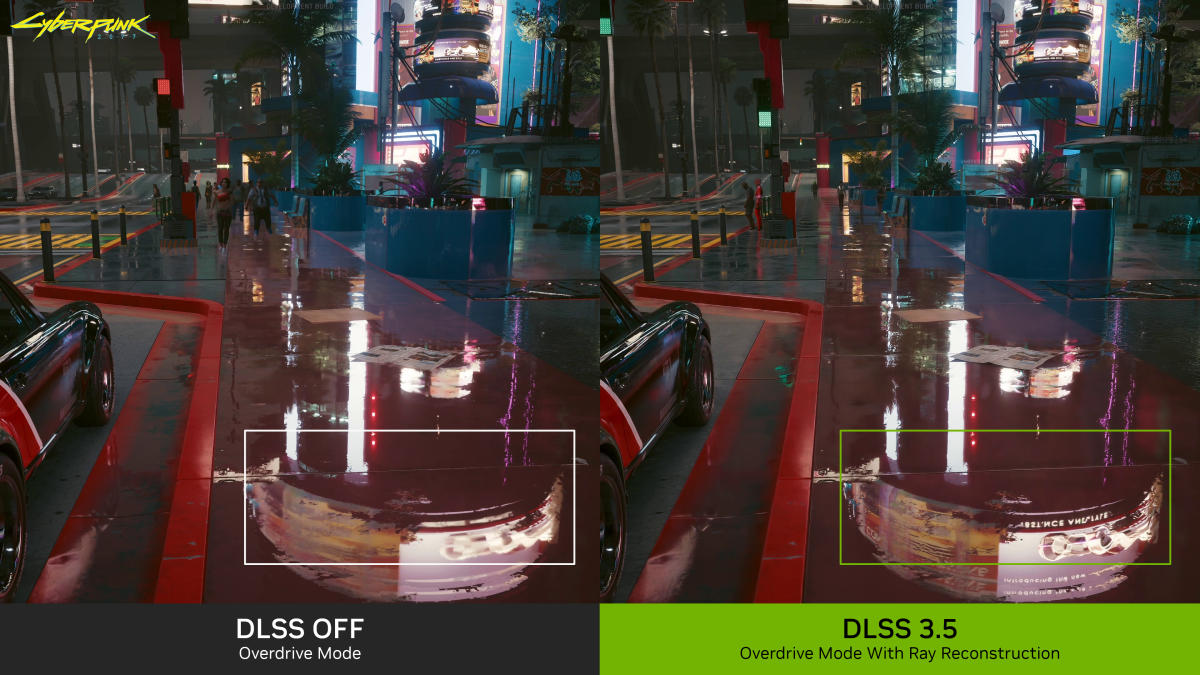 NVIDIA's DLSS 3.5 brings updated ray tracing to Cyberpunk 2077 this week