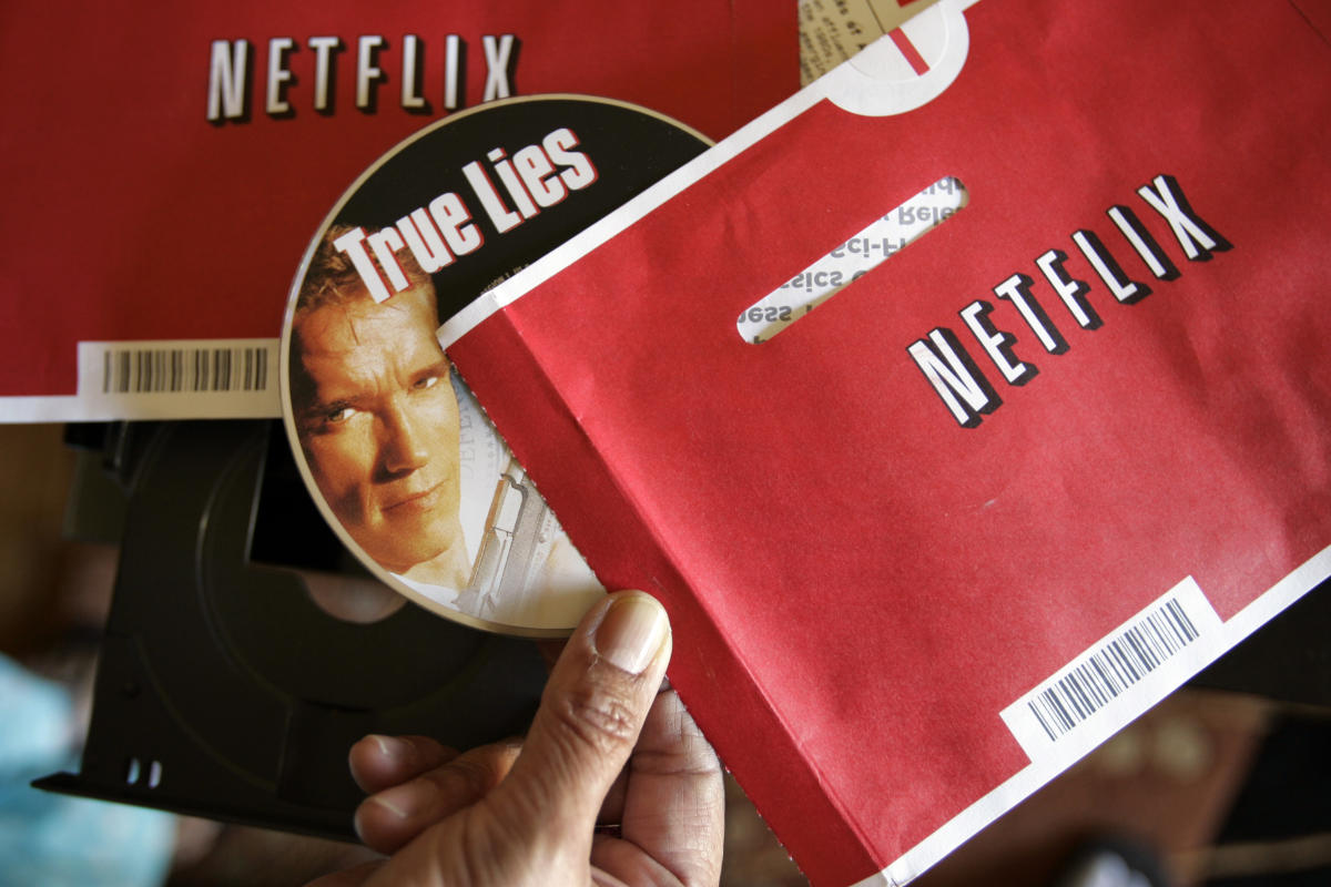 Netflix sends finished DVDs to subscribers