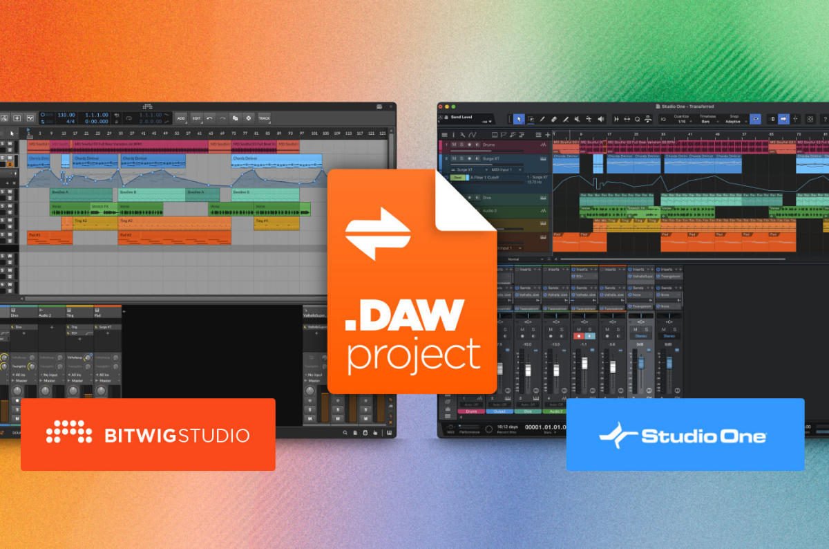 PreSonus and Bitwig have teamed up to launch a universal file format for DAWs